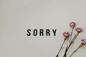 Ways to Apologise